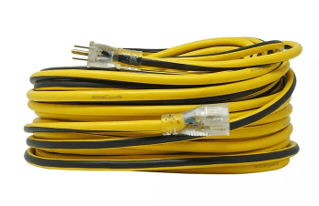 Yellow Jacket 100-ft. Outdoor Extension Cord w/ Lighted Ends